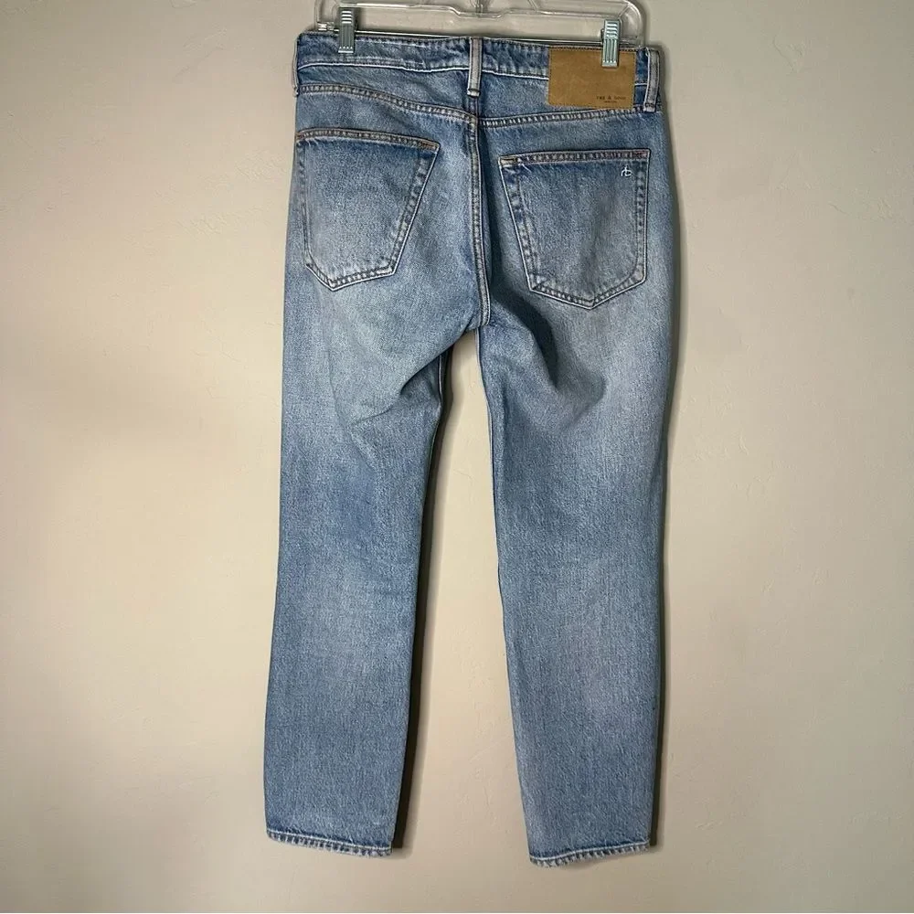 Rag & Bone | 25 Rosa Mid-Rise Boyfriend Denim Jean - Bristol - Picture 6 of 9